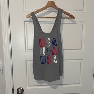 under armour USA cross back athletic tank